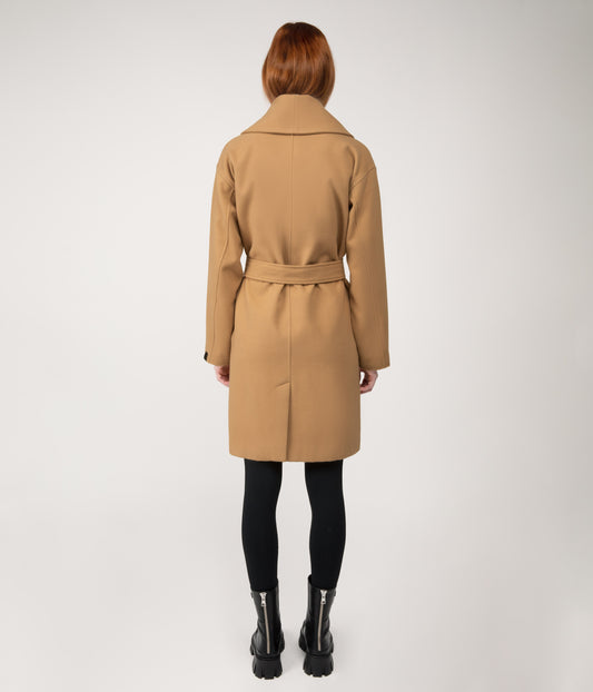 SOHEE Women's Vegan Coat | Color: Beige - variant::beige