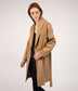 SOHEE Women's Vegan Coat | Color: Brown - variant::espresso