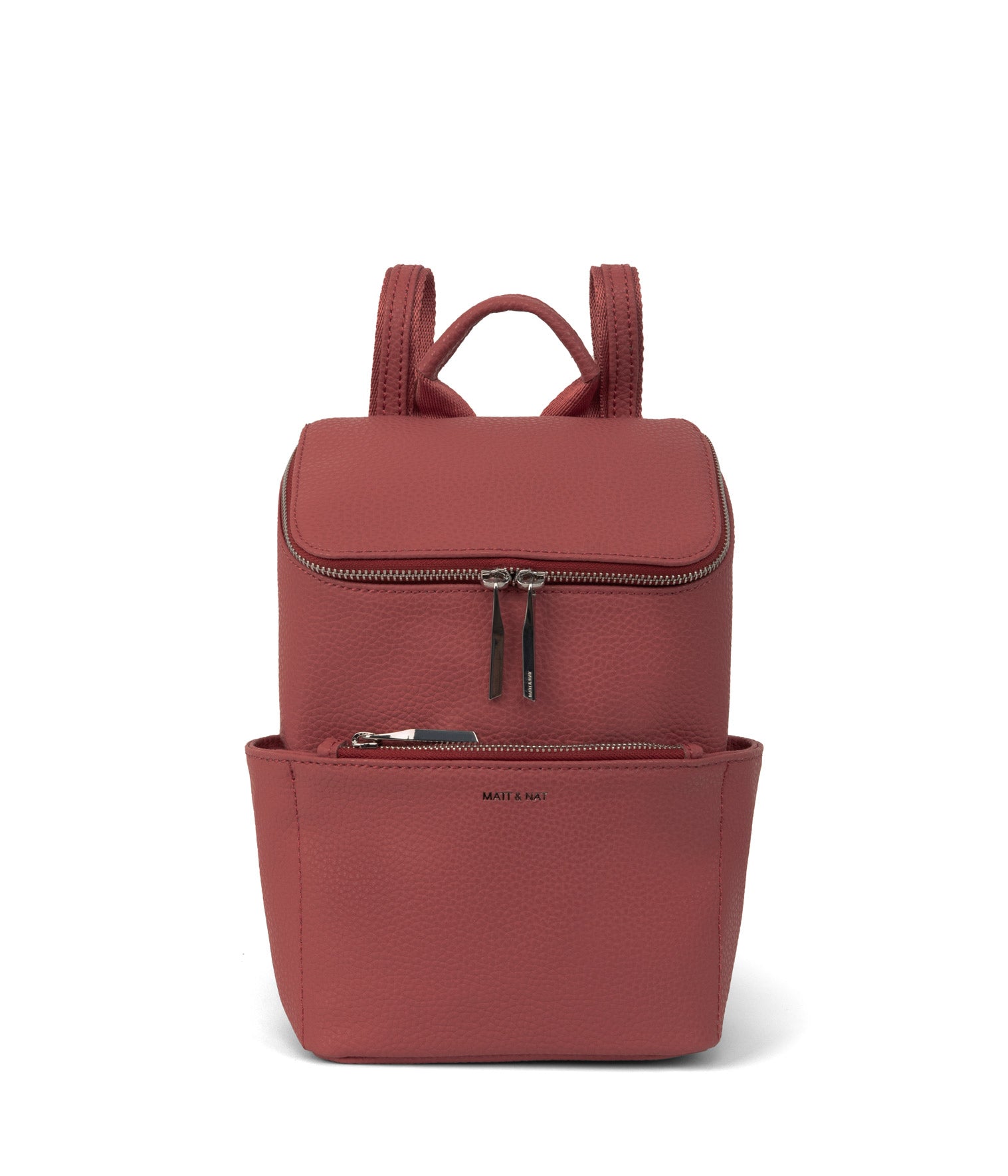 BRAVESM Small Vegan Backpack - Purity | Color: Red - variant::lychee