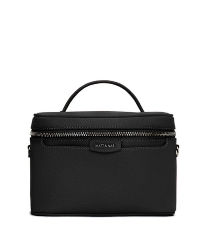 CORTNEY Vegan Crossbody Bag - Purity| Color: Black - variant::black