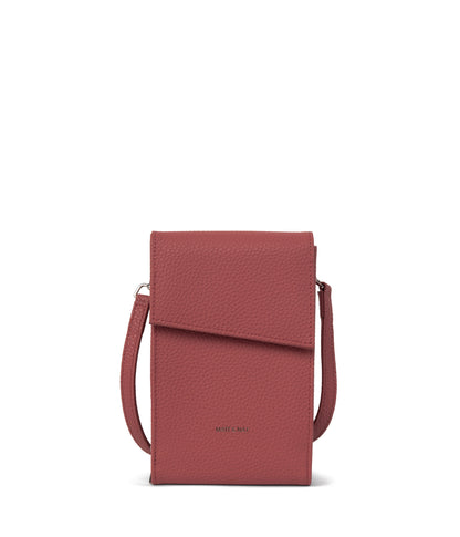 MET Vegan Crossbody Wallet - Purity | Color: Red - variant::lychee