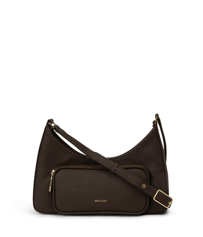 PALM Vegan Crossbody Bag - Purity | Color: Brown - variant::truffle