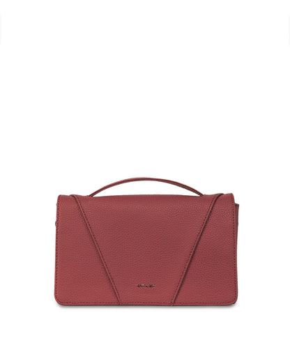 RENEE Vegan Crossbody Bag - Purity | Color: Red - variant::lychee