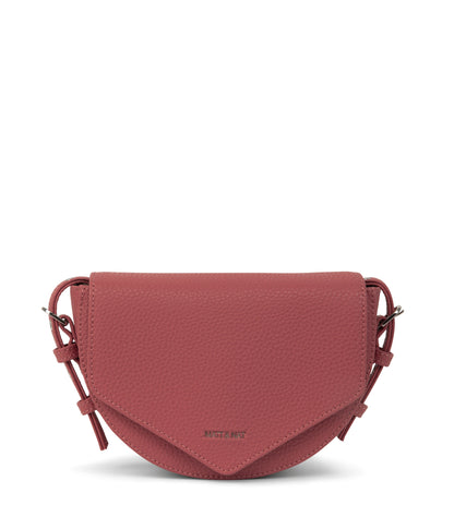 TWILL Vegan Saddle Bag - Purity | Color: Red - variant::lychee