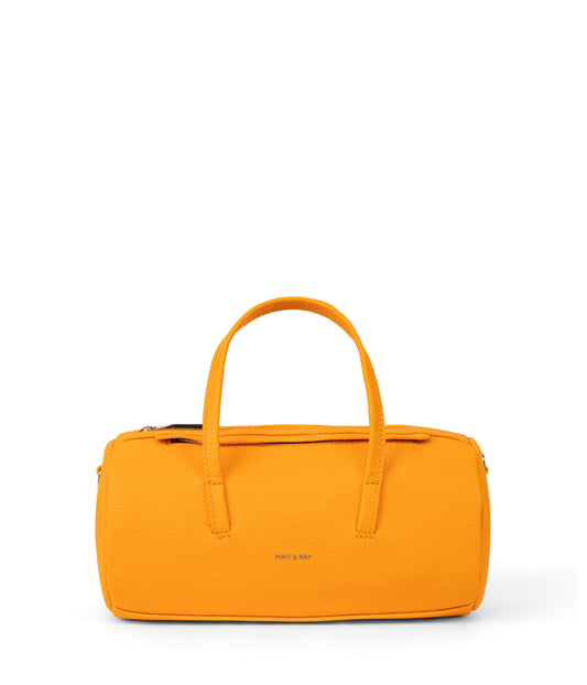 INES Vegan Barrel Bag - Purity | Color: Orange - variant::arancia