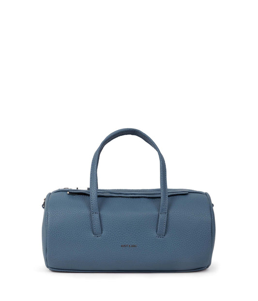 INES Vegan Barrel Bag - Purity | Color: Blue - variant::galaxy