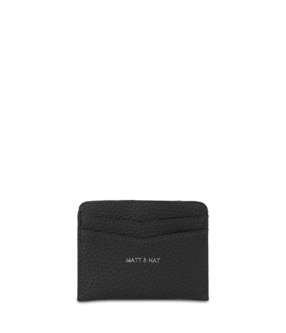 JUNYA Vegan Card Holder - Purity| Color: Black - variant::black