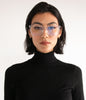 AMINE-3 Recycled Square Reading Glasses | Color: Black - variant::black