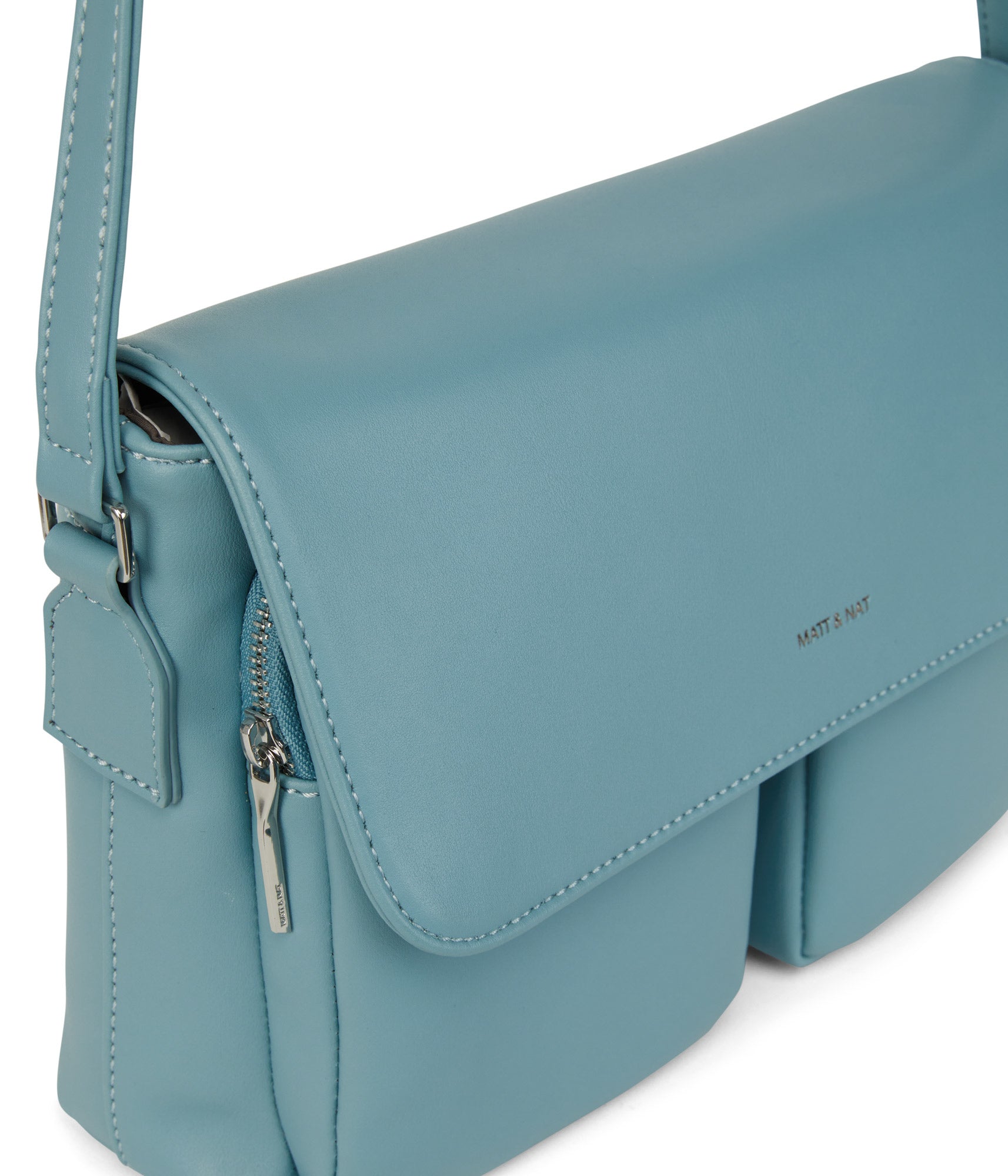 PEPI Vegan Crossbody Bag - Sol | Color: Blue - variant::canal