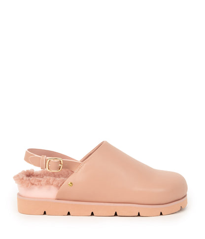 SARO Women's Vegan Mule Shoes | Color: Pink - variant::moho