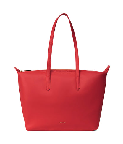 ABBI Vegan Tote Bag - Sol | Color: Red - variant::sorbet