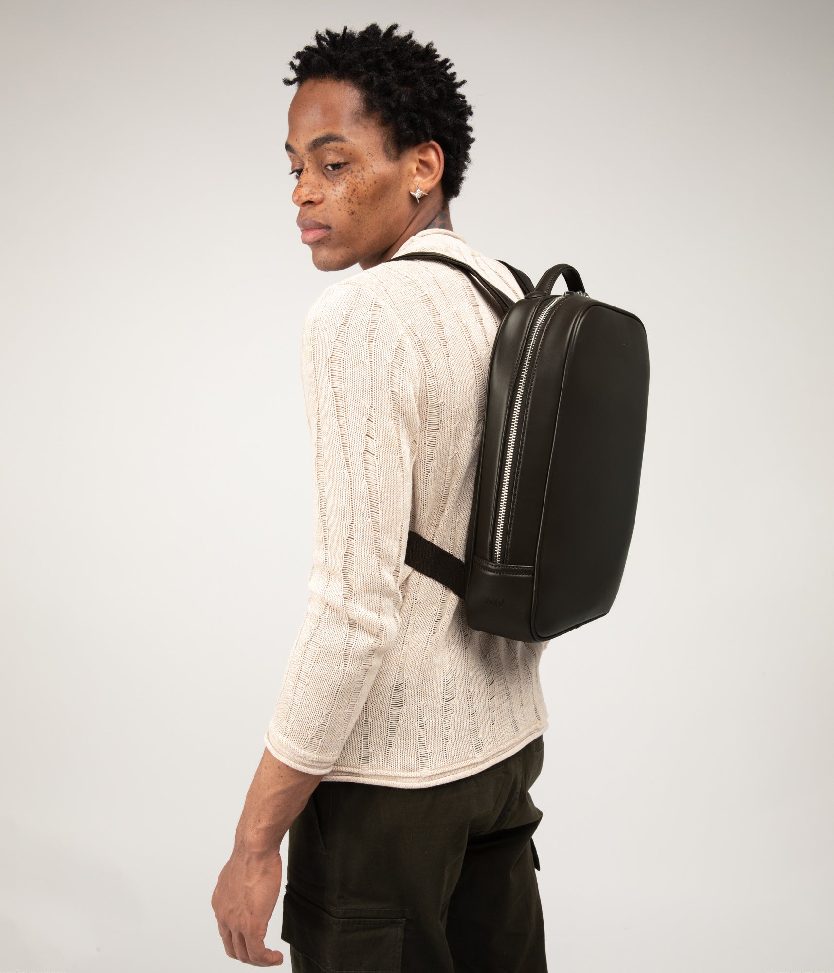 ALEX Vegan Backpack - Sol | Color: Black - variant::black