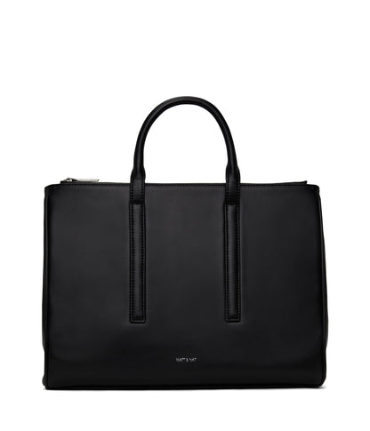 EVELIN Vegan Satchel - Sol | Color: Black - variant::black