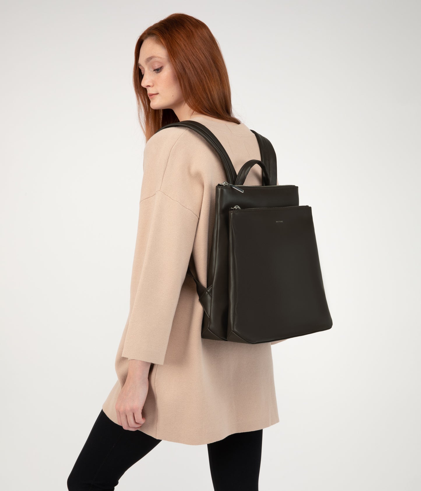 NARA Vegan Backpack - Sol | Color: Brown - variant::espresso