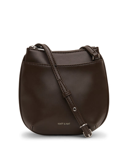 SALO Vegan Crossbody Bag - Sol | Color: Brown - variant::espresso