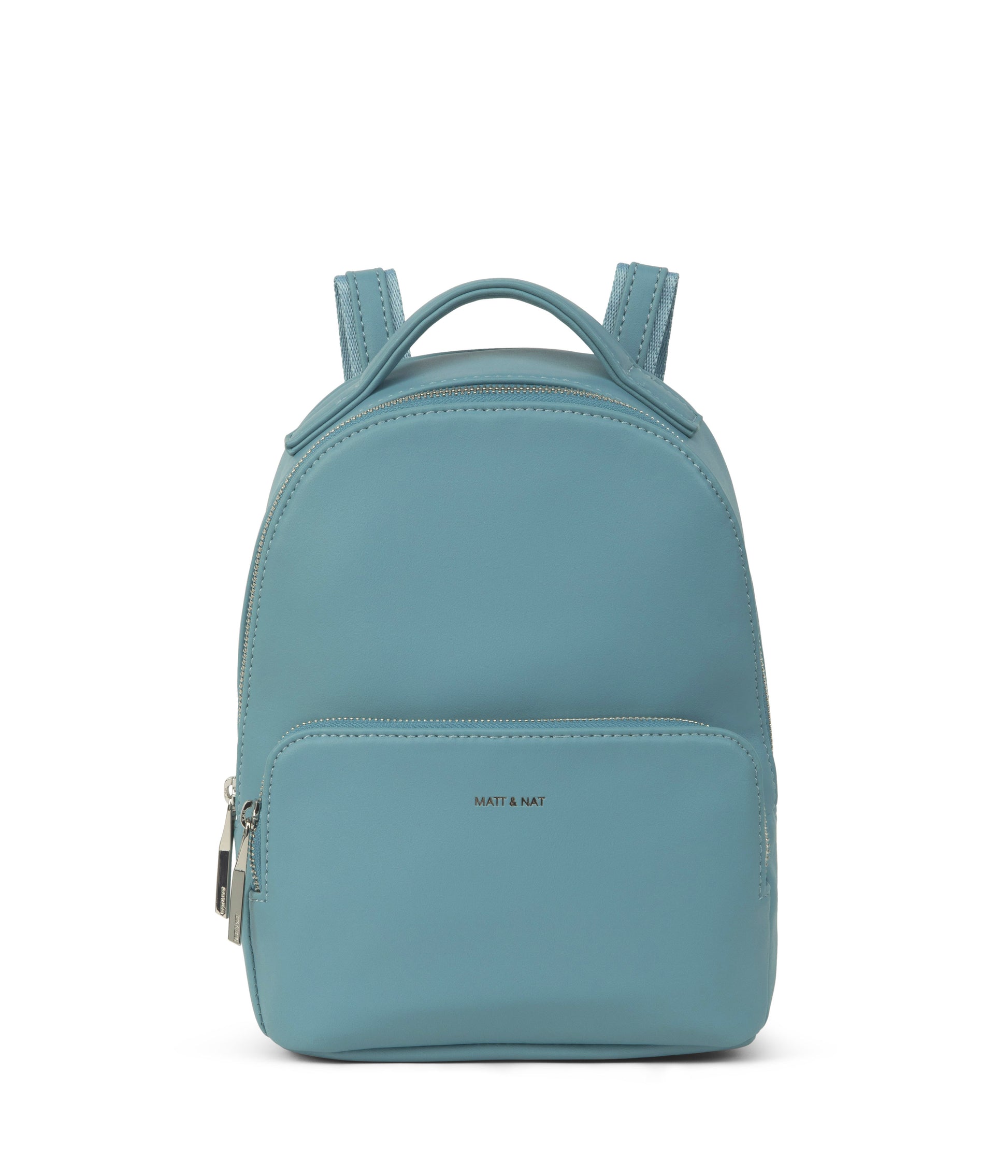 CAROSM Small Vegan Backpack - Sol | Color: Blue - variant::canal