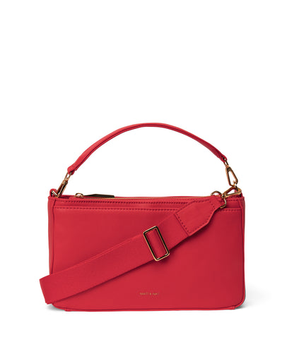 FENNE Vegan Convertible Crossbody Bag - Sol | Color: Red - variant::sorbet