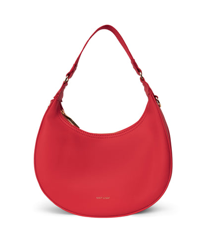 SERENA Vegan Hobo Bag - Sol | Color: Red - variant::sorbet