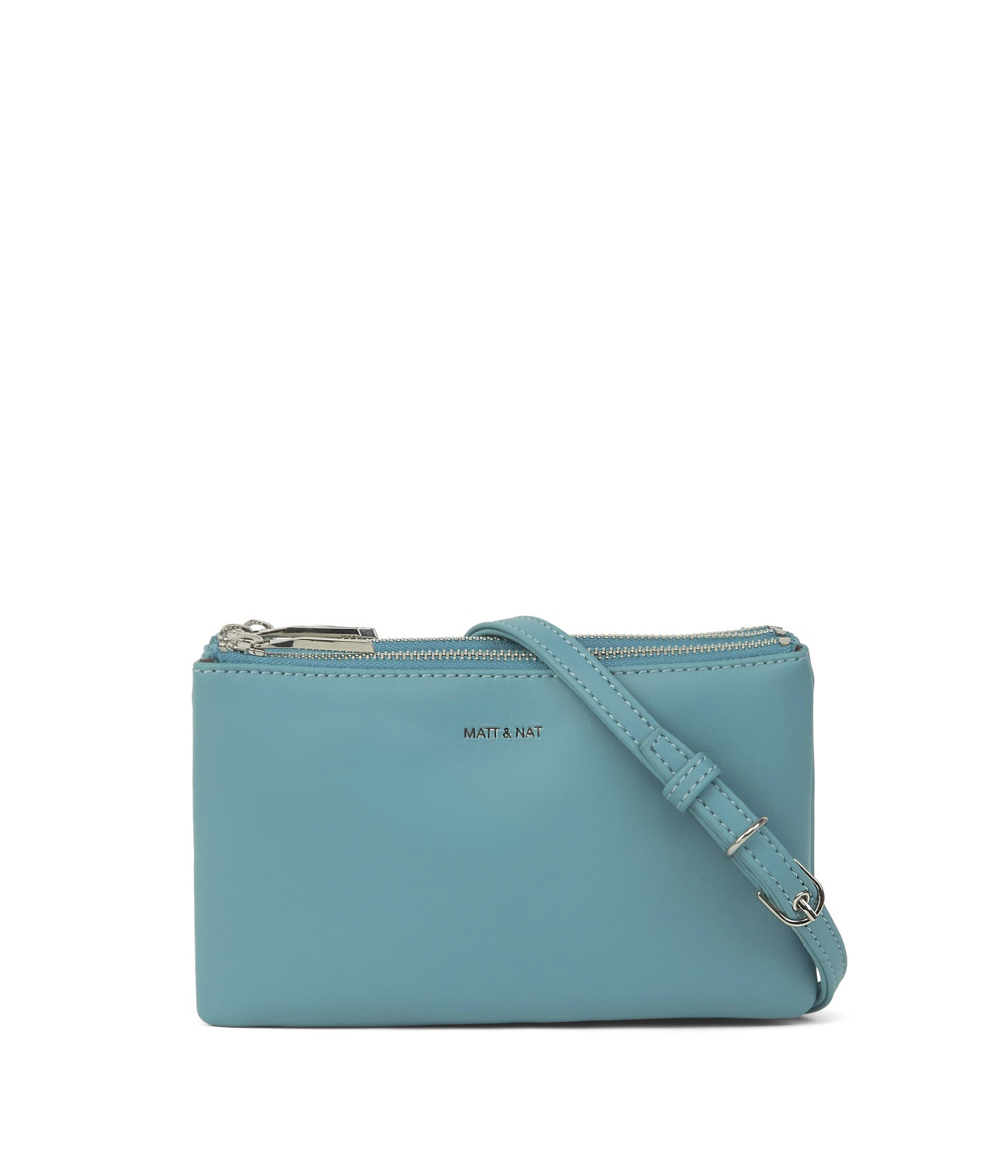 TRIPLET Vegan Crossbody Bag - Sol | Color: Blue - variant::canal