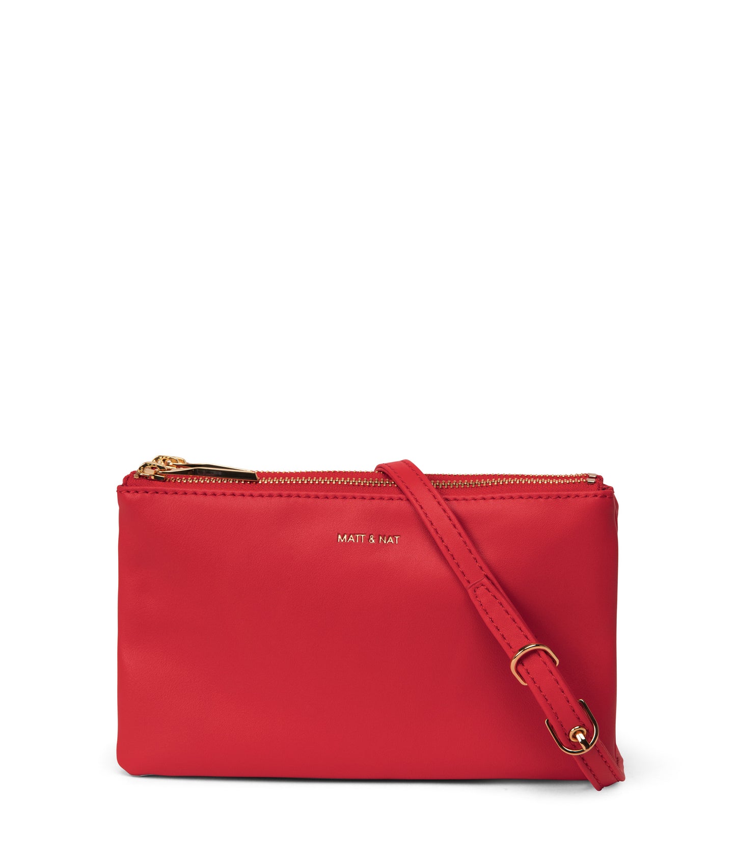 TRIPLET Vegan Crossbody Bag - Sol | Color: Red - variant::sorbet