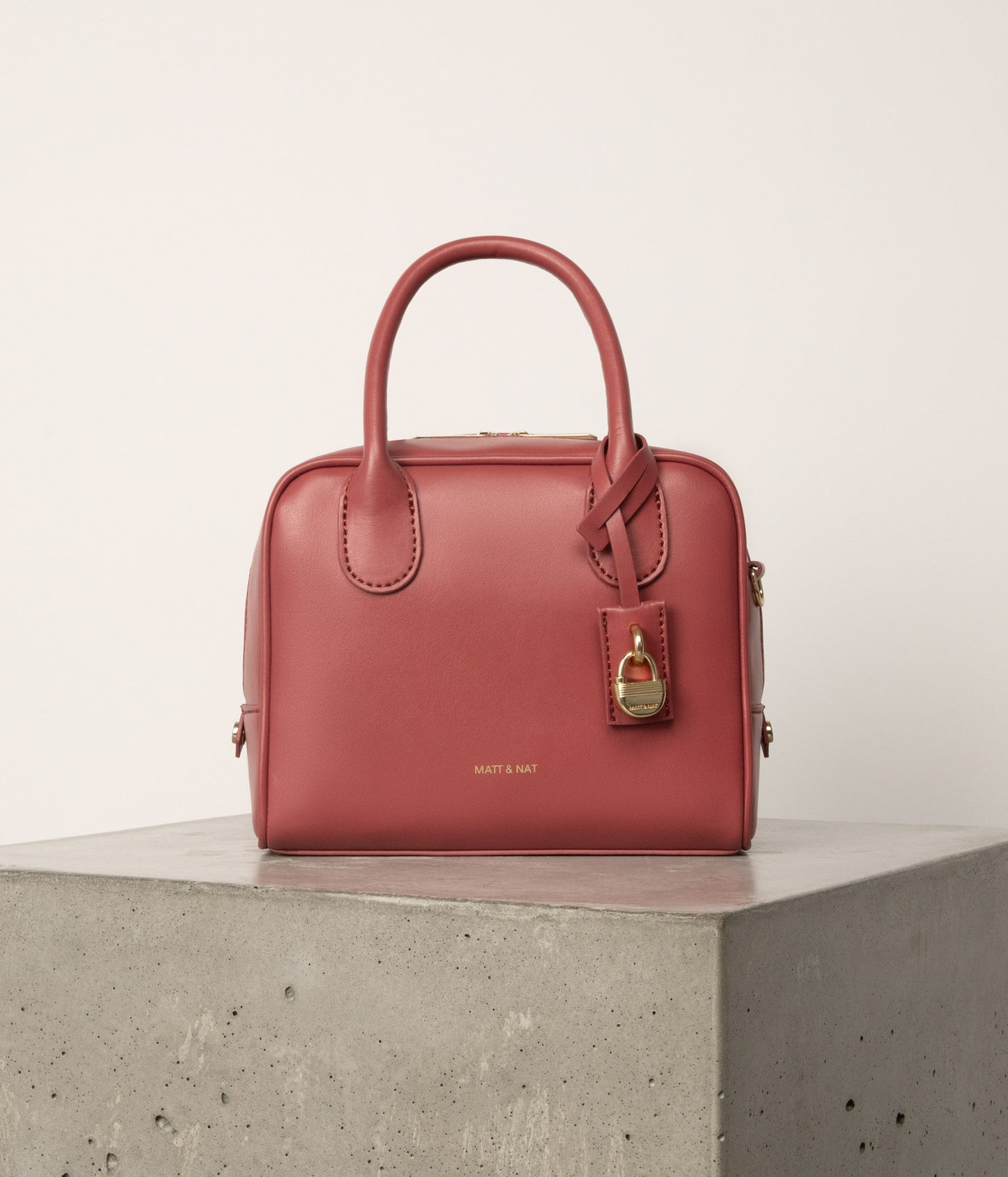 CRETE Vegan Satchel - UPPEAL™ | Color: Red - variant::charm