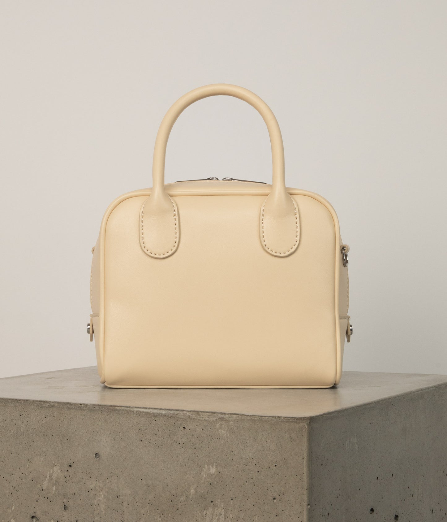 CRETE Vegan Satchel - UPPEAL™ | Color: Beige - variant::organic