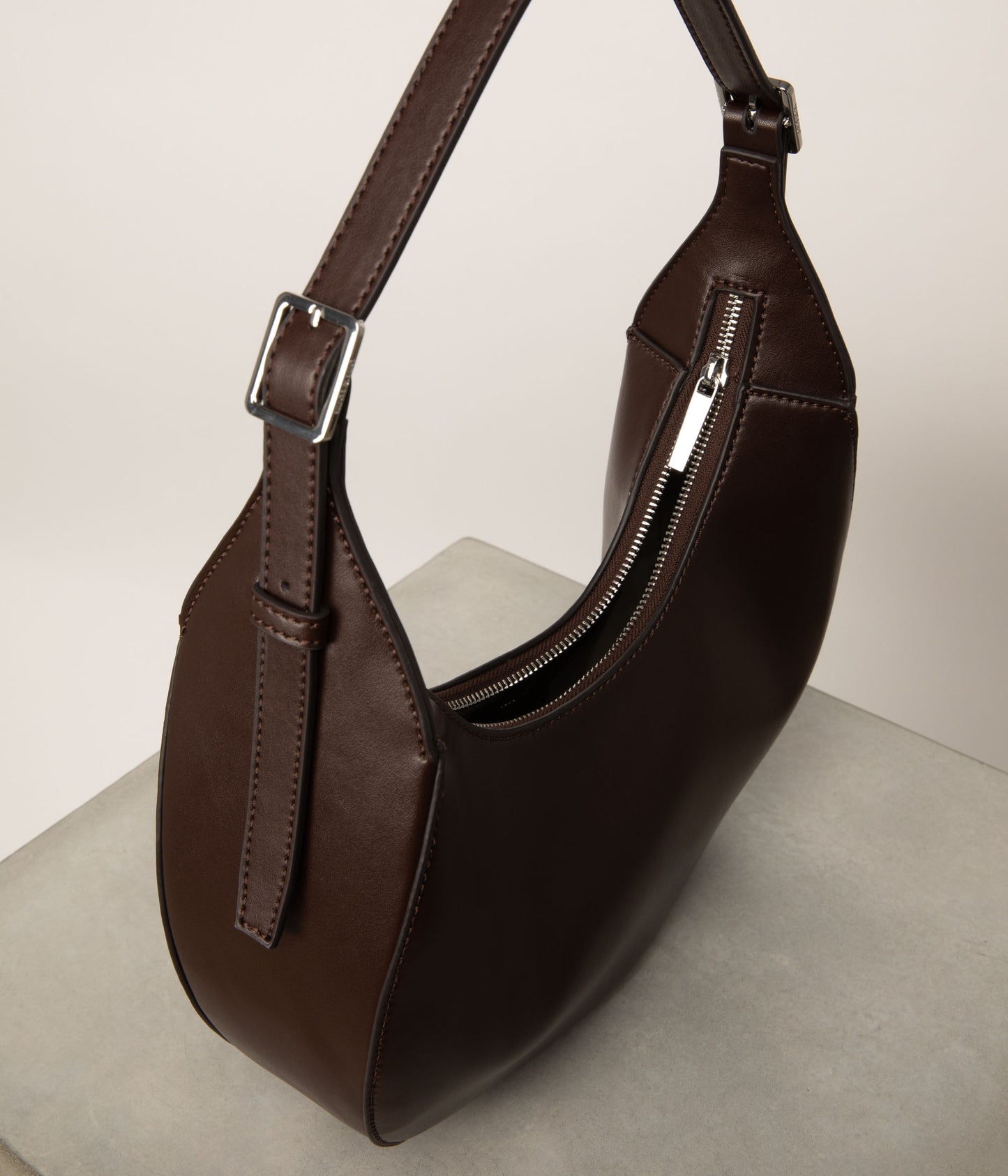 GIULIA Vegan Shoulder Bag - UPPEAL™ | Color: Brown - variant::cord