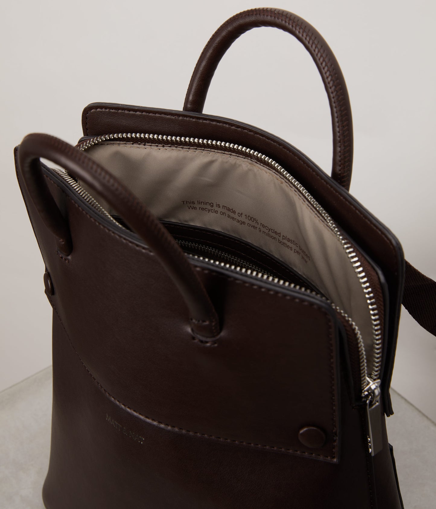 LAUT Small Vegan Backpack - APPLESKIN™ | Color: Brown - variant::cord