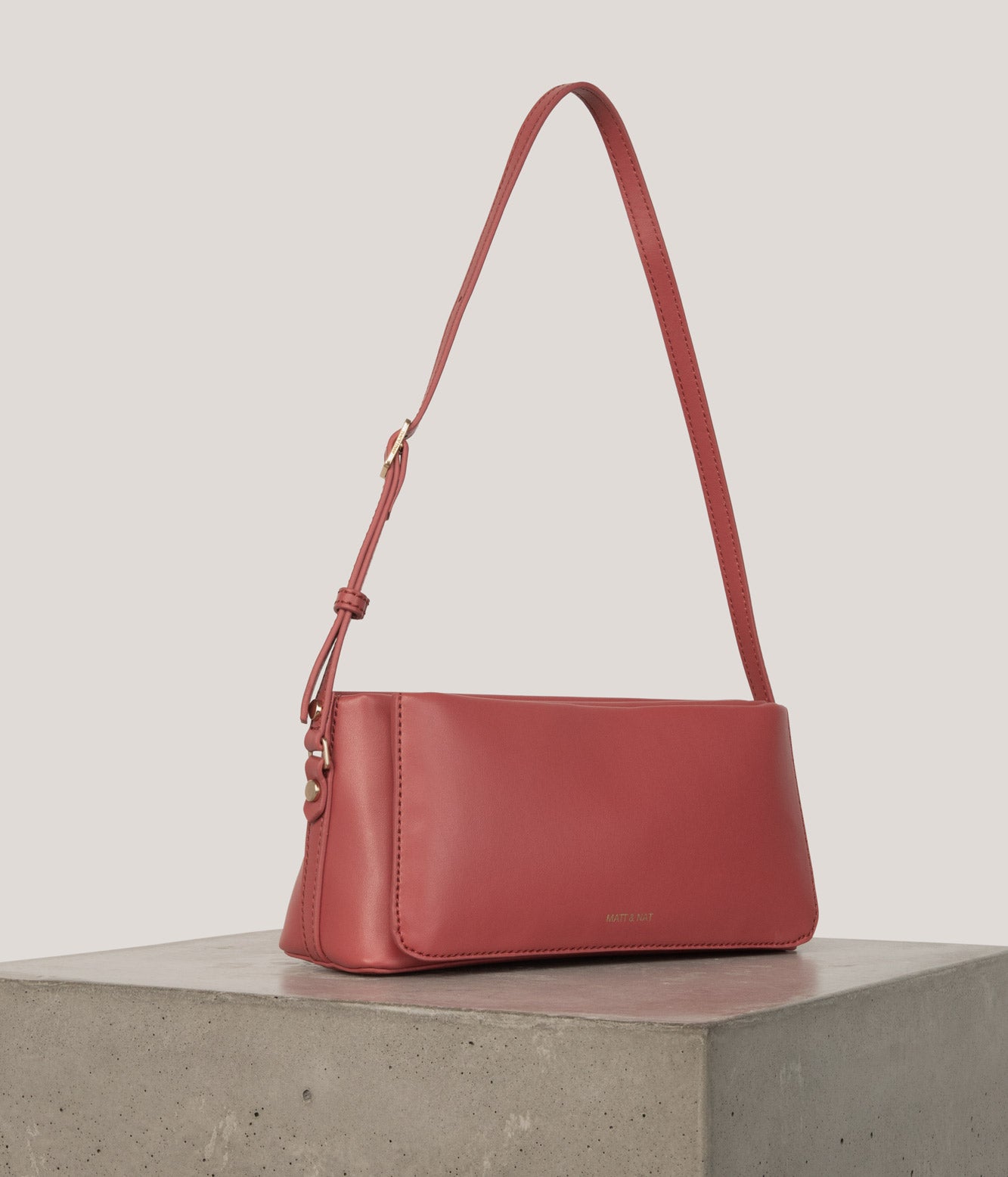 VAL Vegan Shoulder Bag - UPPEAL™ | Color: Red - variant::charm