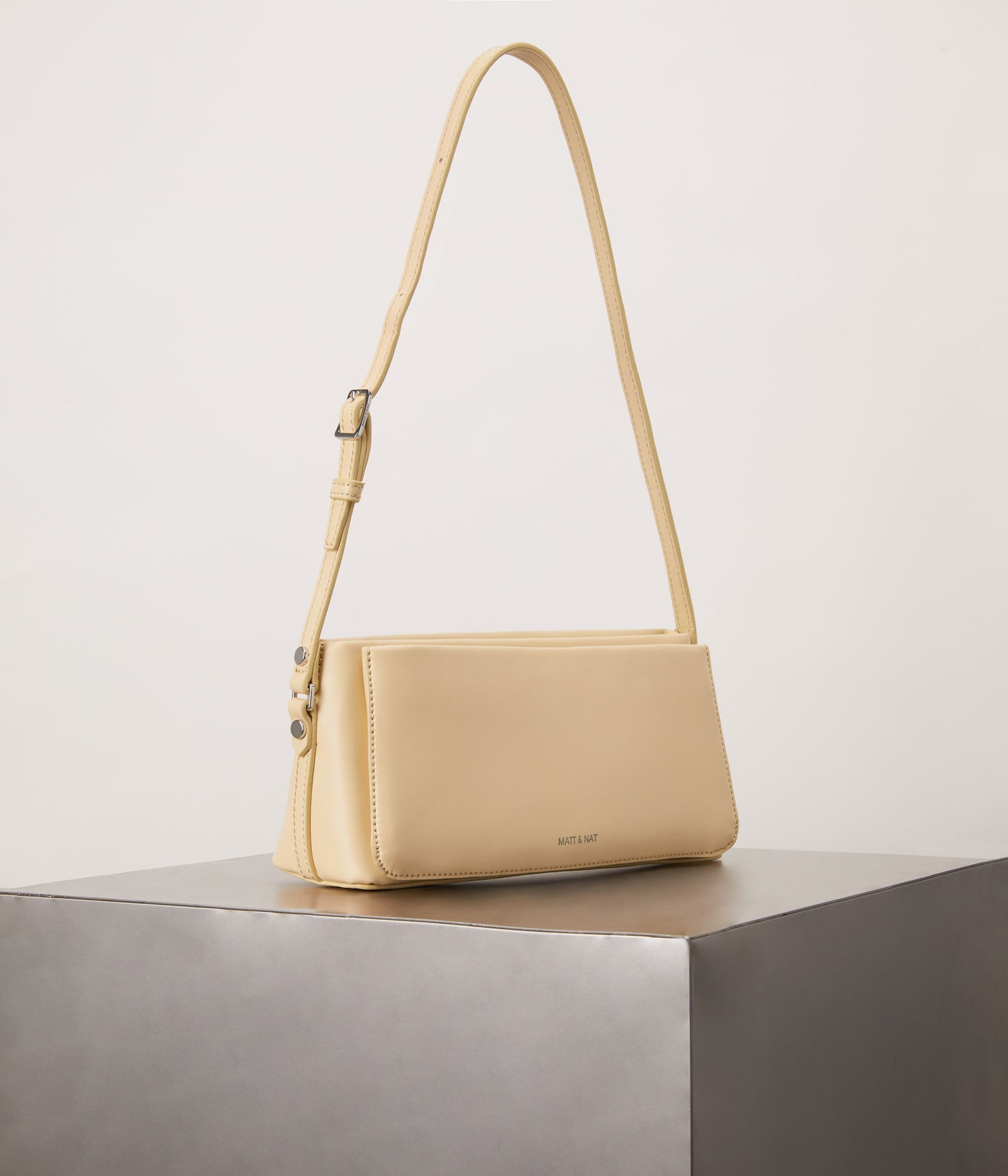 VAL Vegan Shoulder Bag - UPPEAL™ | Color: Beige - variant::organic