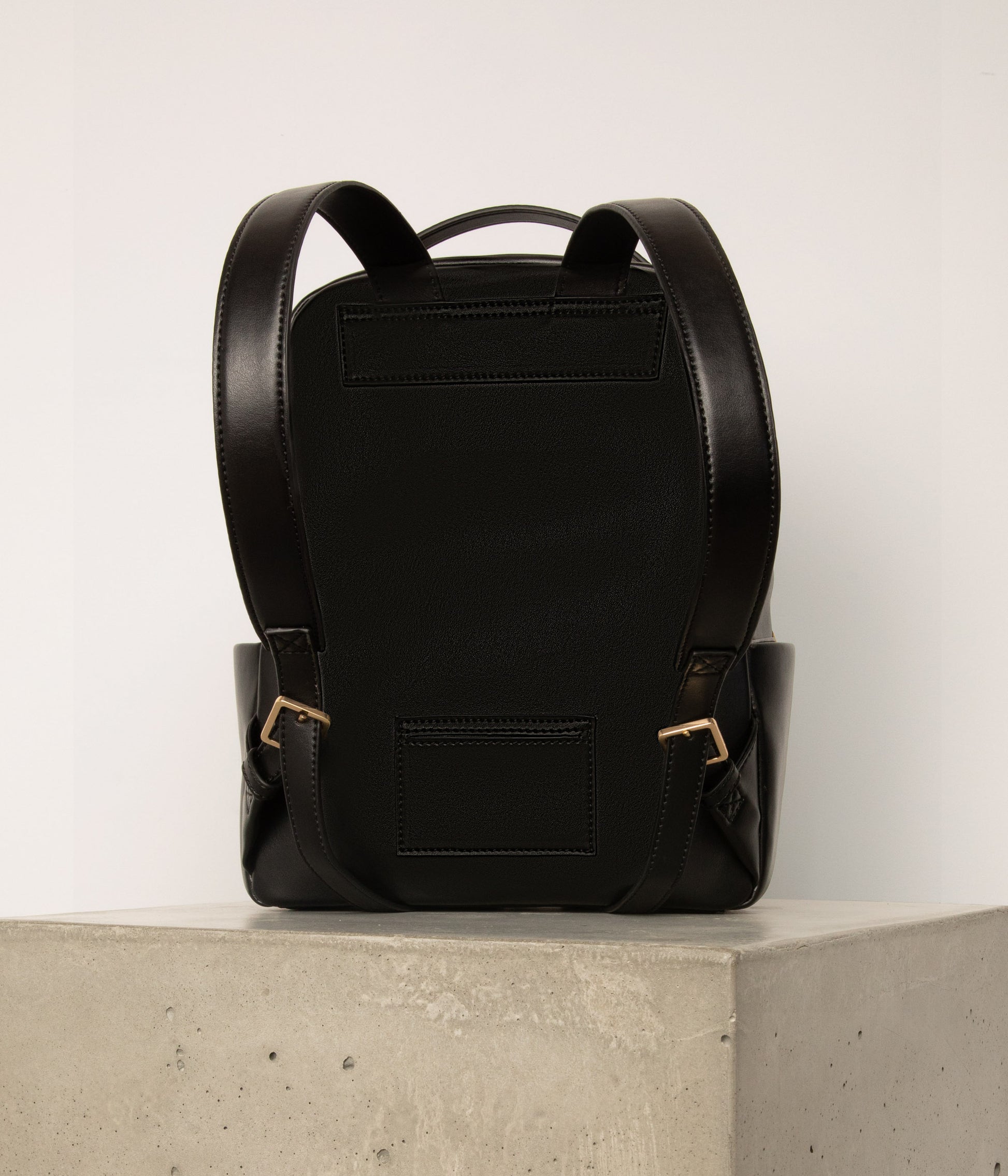 MARIE Vegan Backpack - APPLESKIN™ | Color: Black - variant::black