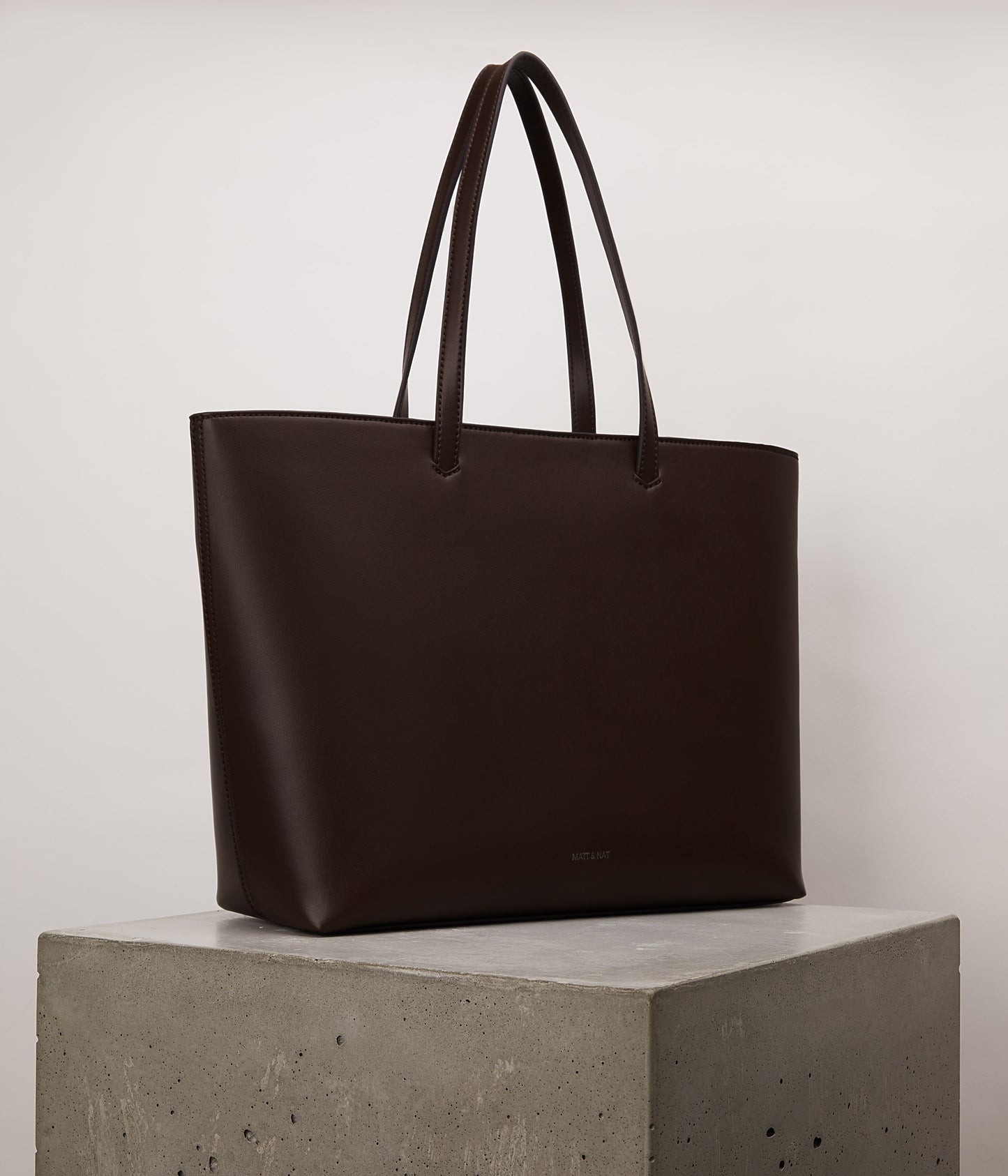 NIVI Vegan Tote Bag - APPLESKIN™ | Color: Brown - variant::cord