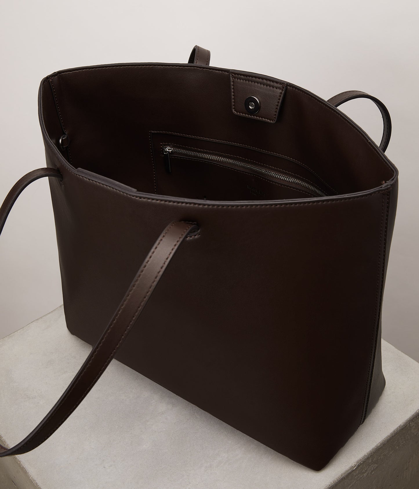 NIVI Vegan Tote Bag - APPLESKIN™ | Color: Brown - variant::cord