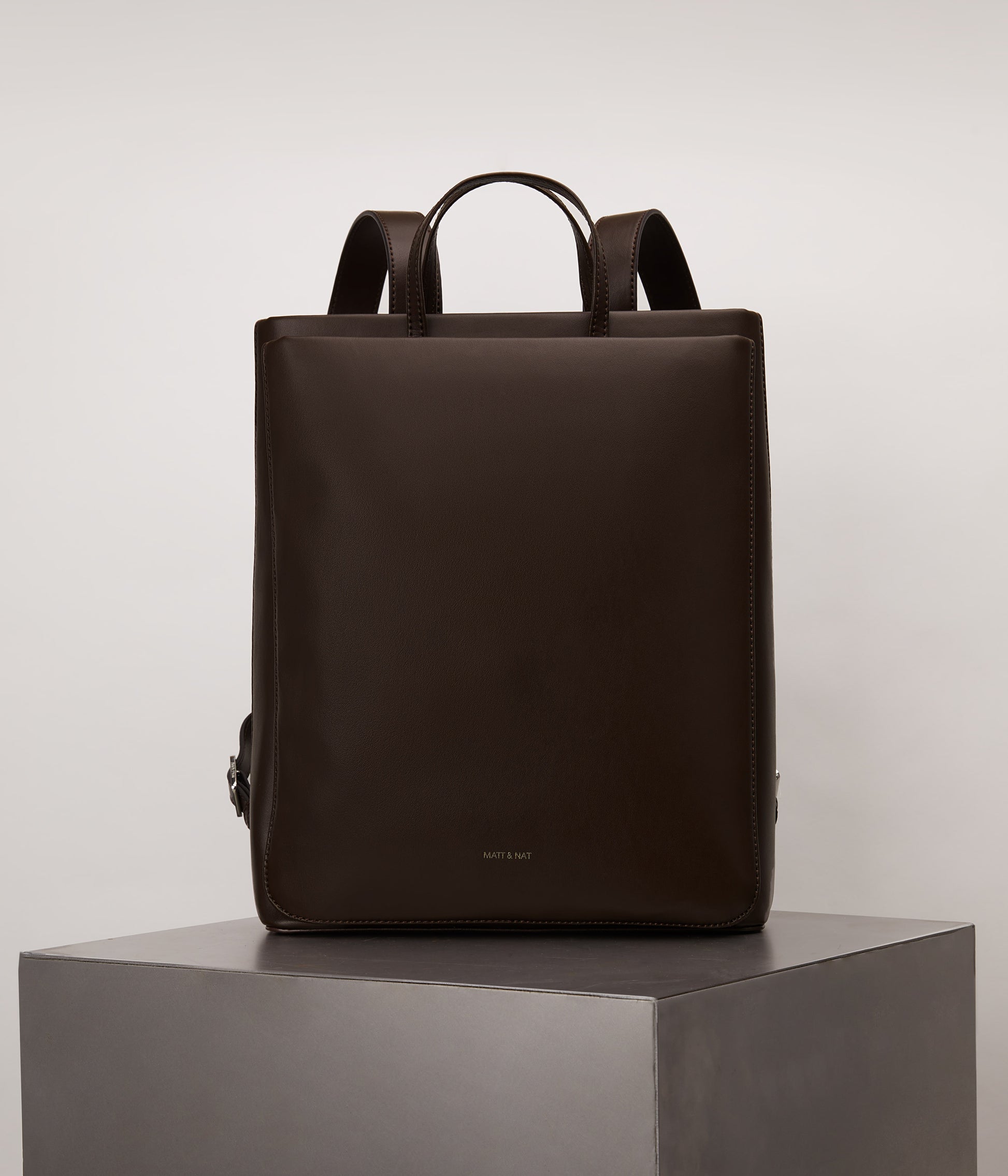 REIGN Vegan Backpack - APPLESKIN™ | Color: Brown - variant::cord