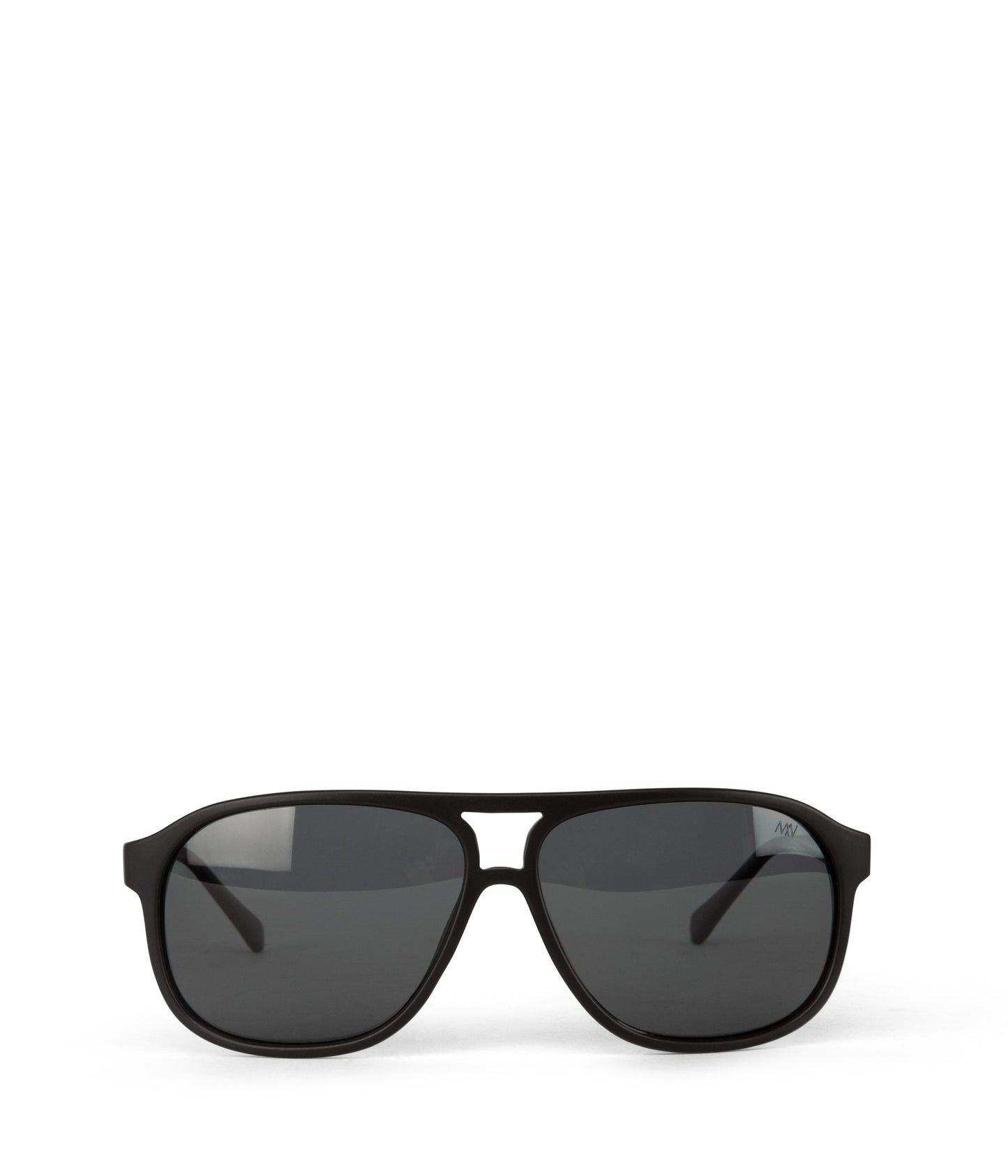 ELLIS-2 Recycled Brown Aviator Sunglasses | Color: Black - variant::smoke