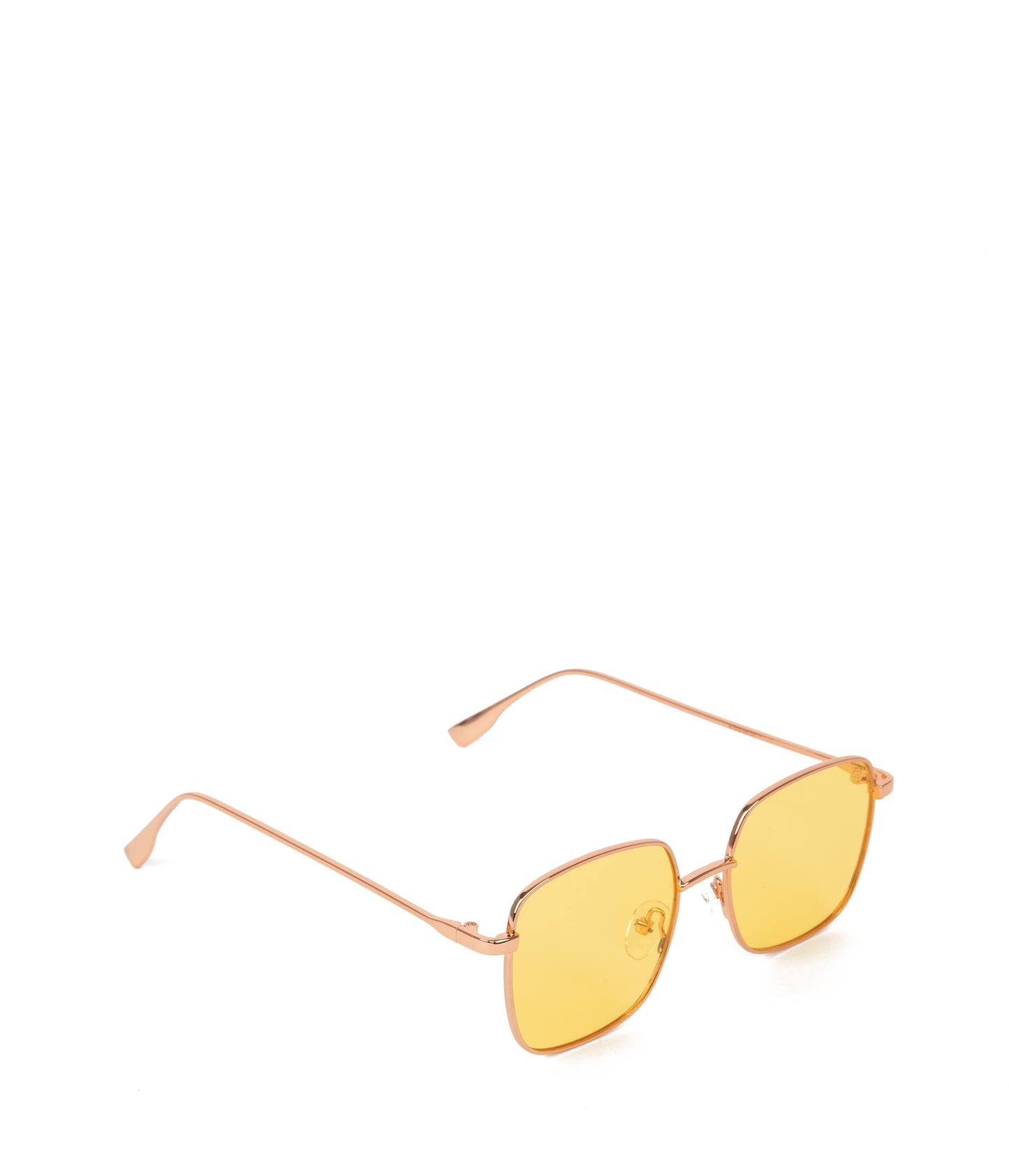 KAYASM Small Square Sunglasses | Color: Gold, Yellow - variant::gold