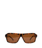 RYLEE Retro Square Sunglasses | Color: Brown - variant::pribro