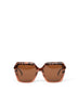 LOIS-2 Recycled Square Sunglasses | Color: Brown - variant::print