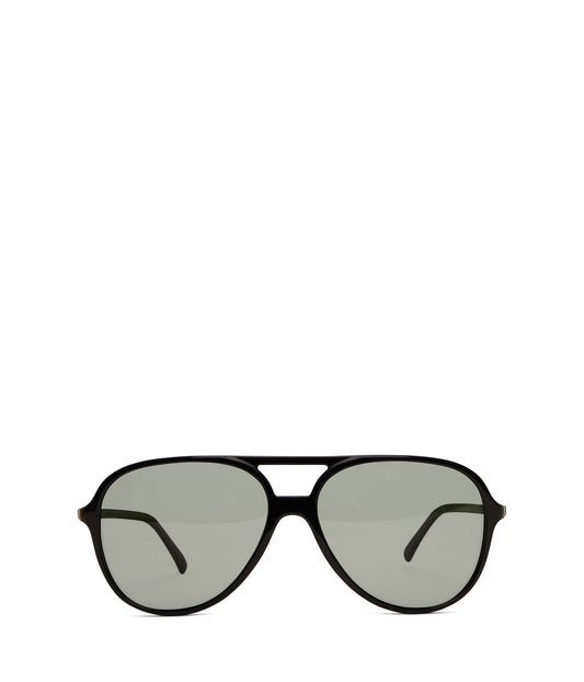 ORIE Black Aviator Sunglasses | Color: Black - variant::smoke