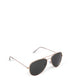 SADIE Metal Aviator Sunglasses | Color: Gold - variant::golsmo