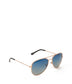 SADIE Metal Aviator Sunglasses | Color: Pink Gold, Blue - variant::rgoblu