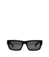 SHIBA Rectangle Sunglasses | Color: Black - variant::smoke