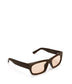 SHIBA Rectangle Sunglasses | Color: Brown - variant::brown