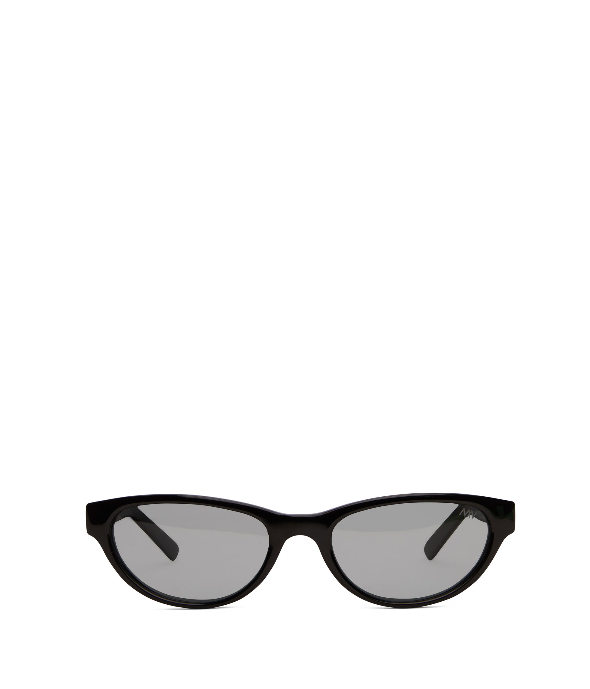 SUMER Black Cat-Eye Sunglasses | Color: Black - variant::smoke