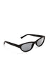 SUMER Black Cat-Eye Sunglasses | Color: Black - variant::smoke