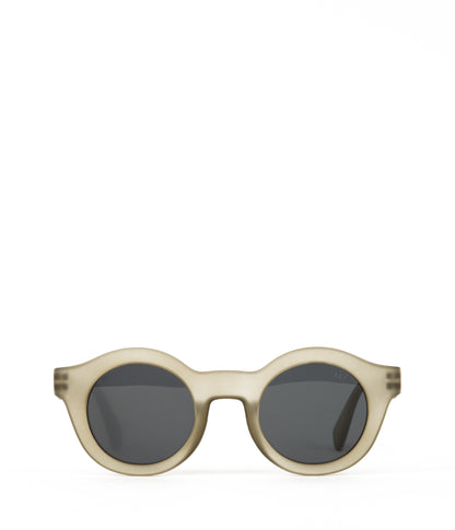 SURIE-2 Recycled Round Sunglasses | Color: Green - variant::olive