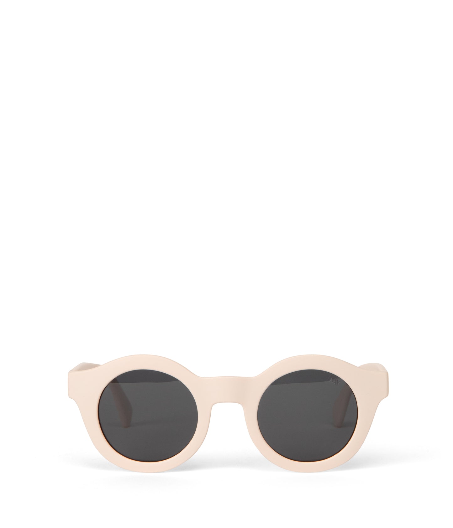 SURIE-2 Recycled Round Sunglasses | Color: White, Grey - variant::white