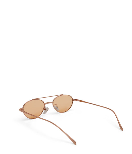 SUZI Oval Sunglasses | Color: White - variant::nude