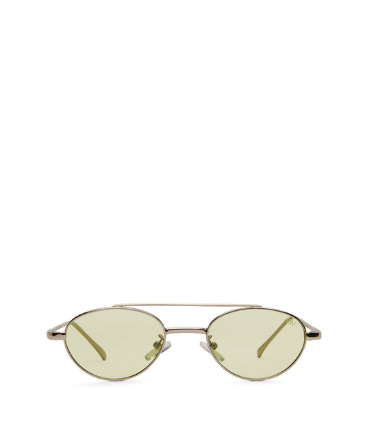 SUZI Oval Sunglasses | Color: Green - variant::green