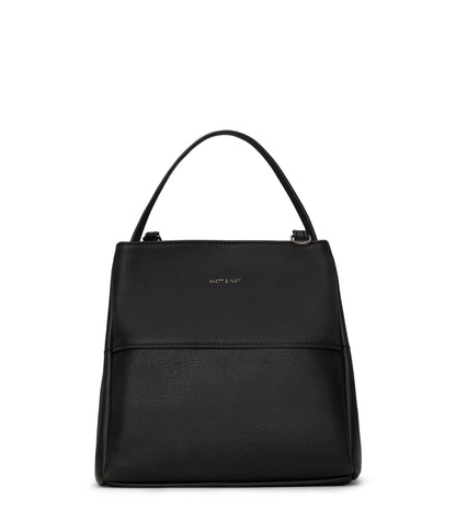 WILLASM Small Vegan Tote Bag - Vintage | Color: Black - variant::black